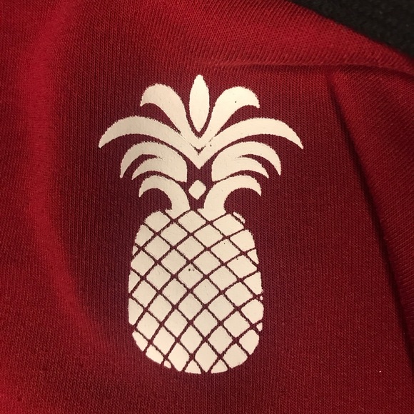 US XS. red hoodie. Slightly used condition. No stains. - Picture 2 of 6